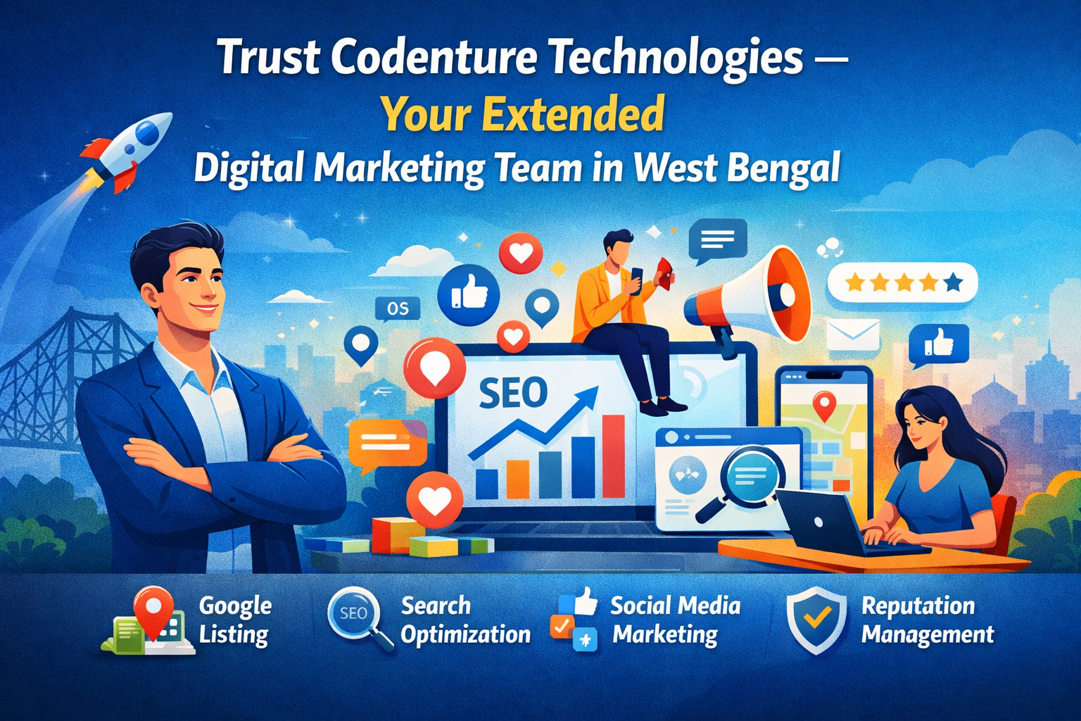 Trust Codenture Technologies – Your Extended Digital Marketing Team in West Bengal